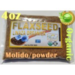 Linaza Organica 4oz Semillas de lino Flaxseed Flax Seeds Linseed Natural Organic
